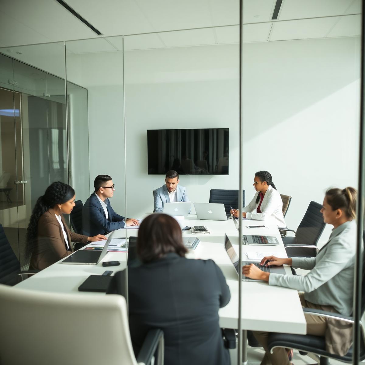 Insurance professionals reviewing assistance performance data